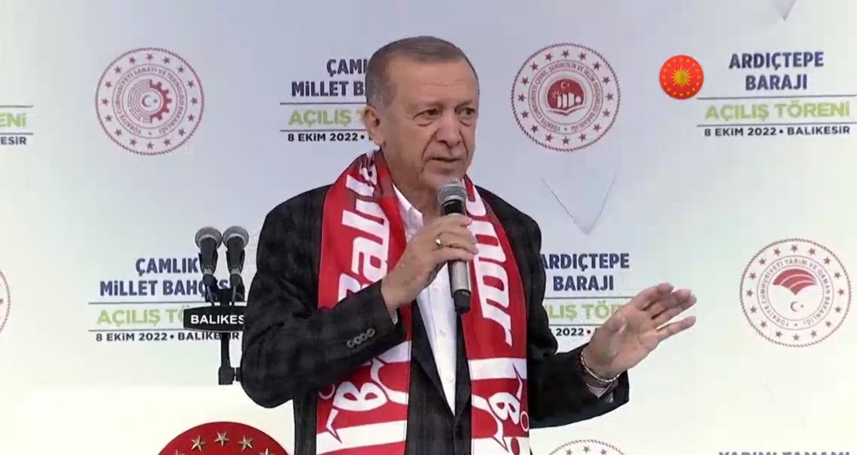 Cumhurbaşkanı Erdoğan'a Balıkesir'de coşkulu karşılama #4