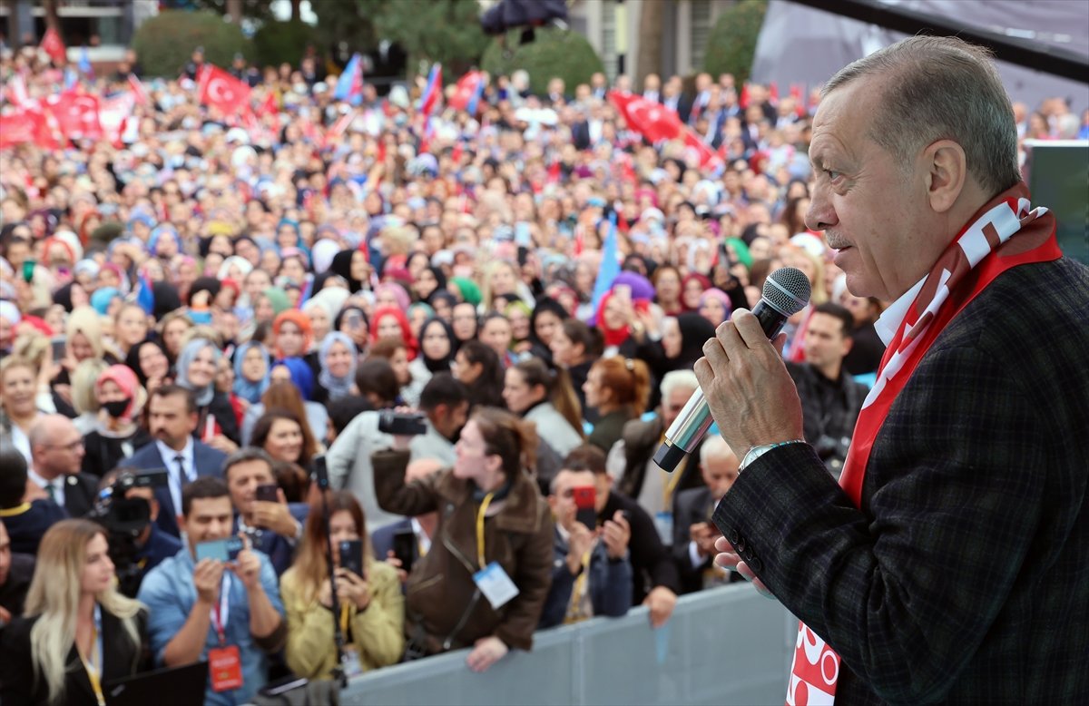 Cumhurbaşkanı Erdoğan'a Balıkesir'de coşkulu karşılama #9