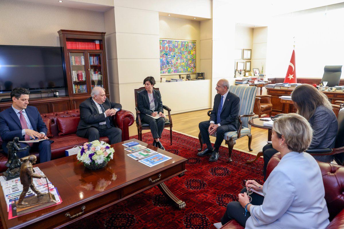 Kemal Kılıçdaroğlu, Yunanistan Büyükelçisi Lazaris #1'i kabul etti