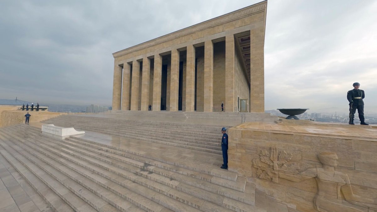 Atatürk'ün son dinlenme yeri Anıtkabir, FPV'nin 1 numaralı drone'u tarafından görüldü