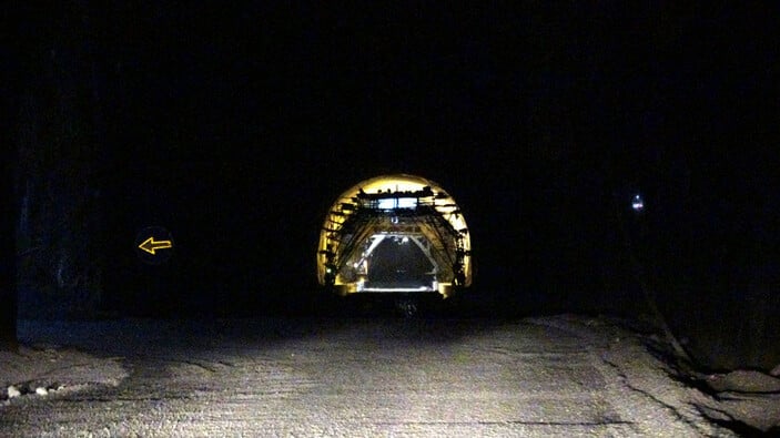 Avrupa'nın en uzun 8 numaralı tüneli olacak Zigana tünelinde son üç aydır