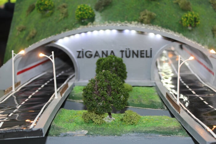 Avrupa'nın en uzun 6 numaralı tüneli olacak Zigana tünelinde son 3 aydır