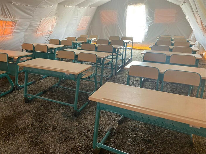MEB deprem bölgesinde sınava hazırlık sınıfları kuruldu